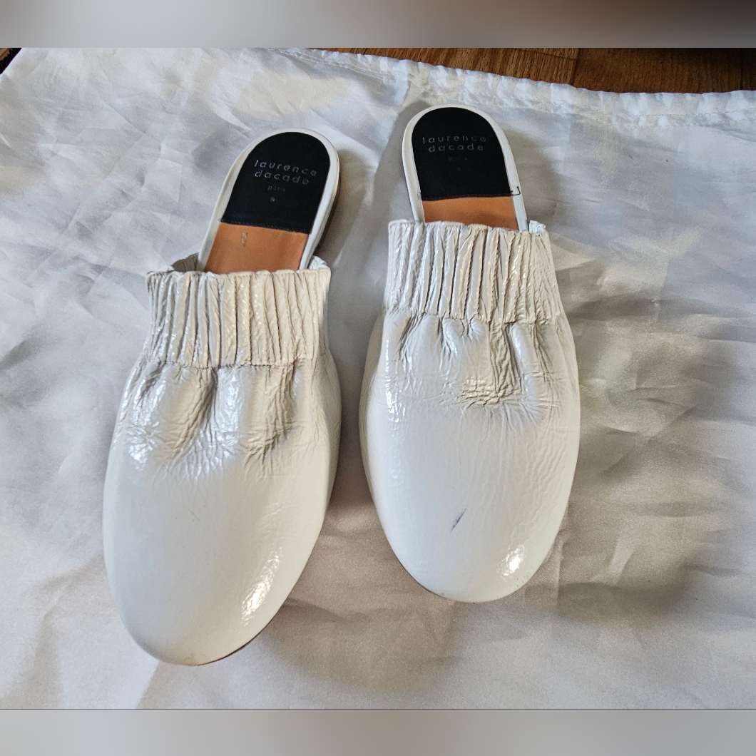 Laurence Dacade White Women's Tammy Mules Size 40 (9 Us)